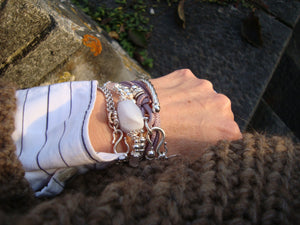 One-Hit-Wonder Leder-Armband MISS LILA